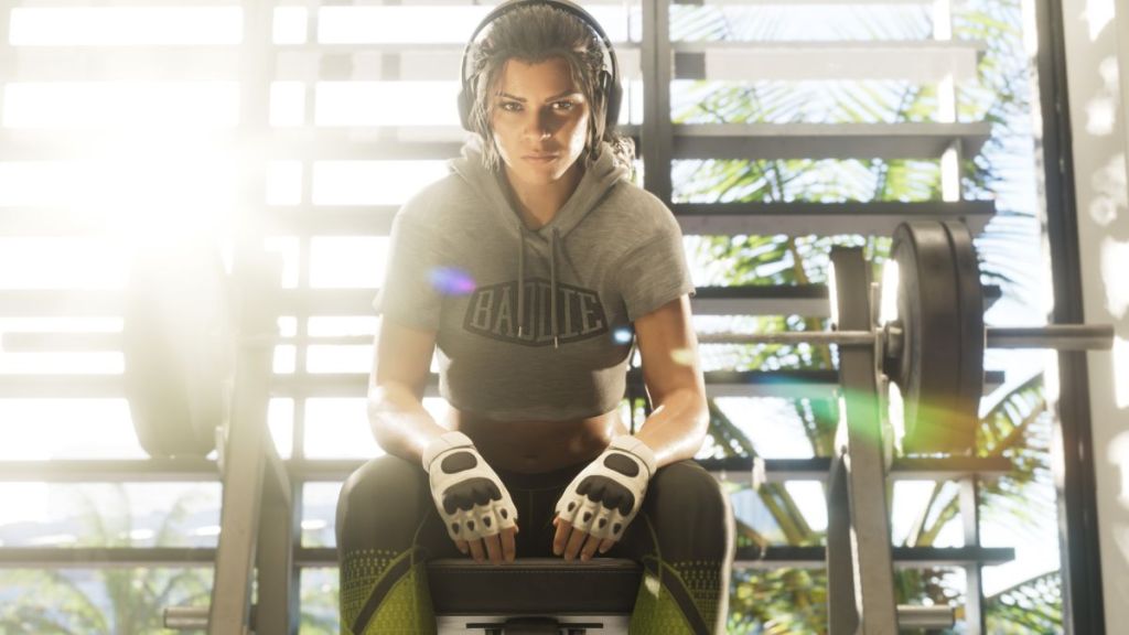 Lucia hitting gym in GTA 6