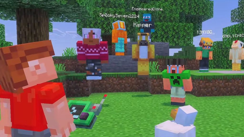 Minecraft AI Players Add-on comes with digital companions