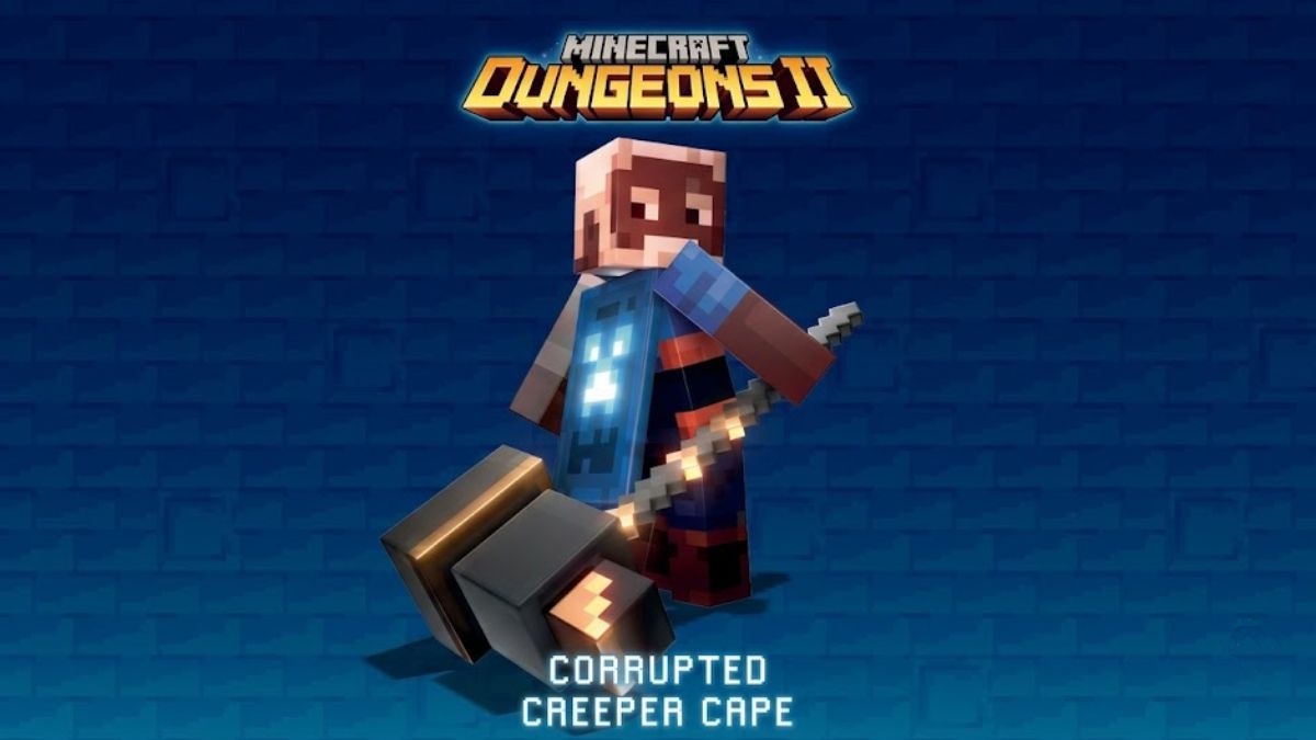 Minecraft Dungeons 2 Corrupted Creeper Cape Giveaway Is Live with 1M Codes