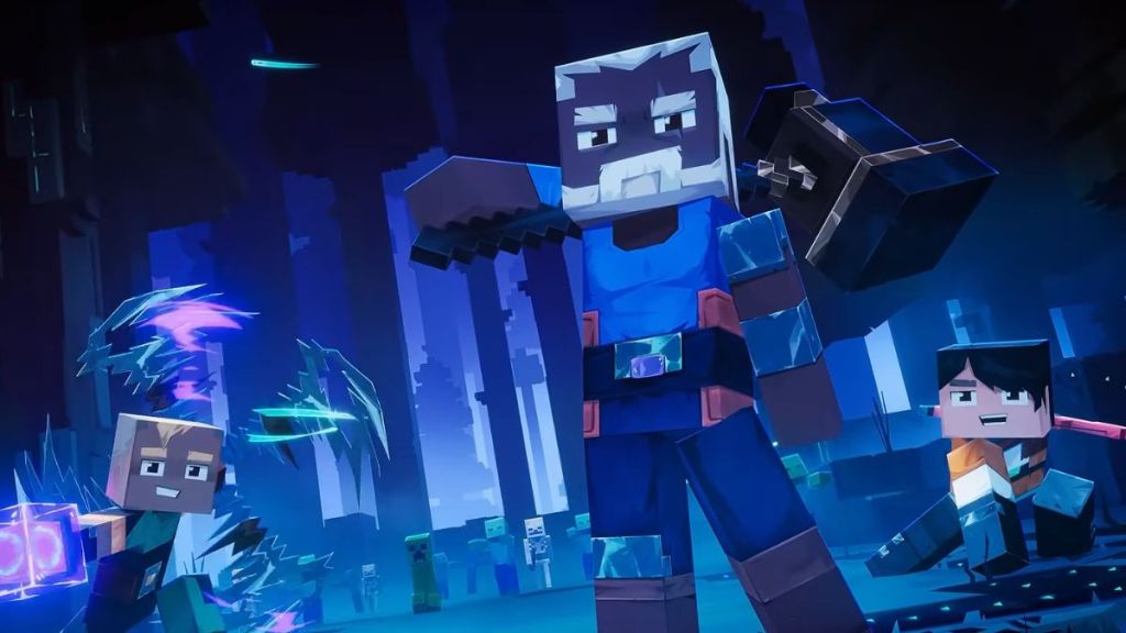 Minecraft Dungeons 2 heroes with multiplayer