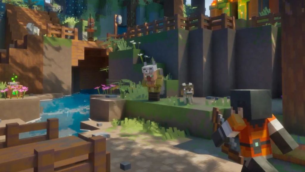 Minecraft Dungeons 2 interconnected villages