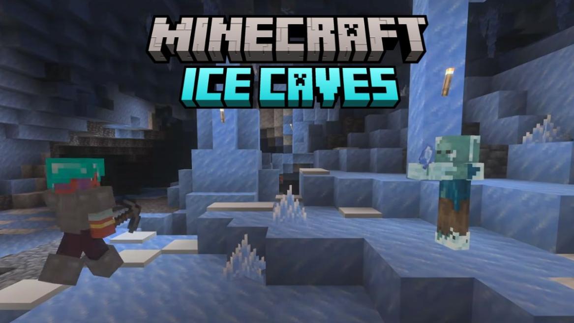 Minecraft Winter Update Shows Ice Caves in Live September 2026