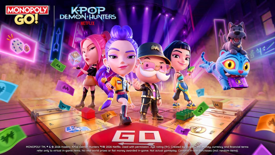 Monopoly GO_MonsterMash_KPop Demon Hunters_KeyArt
