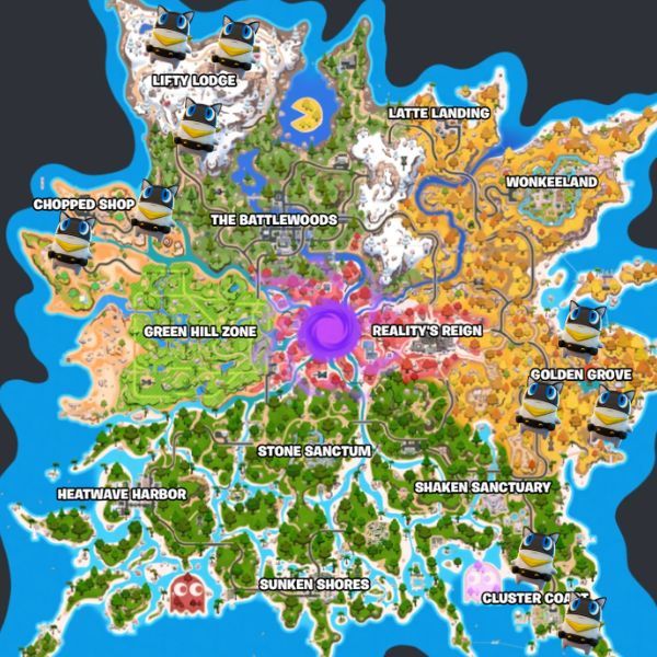 Morgana Sprite location in Fortnite
