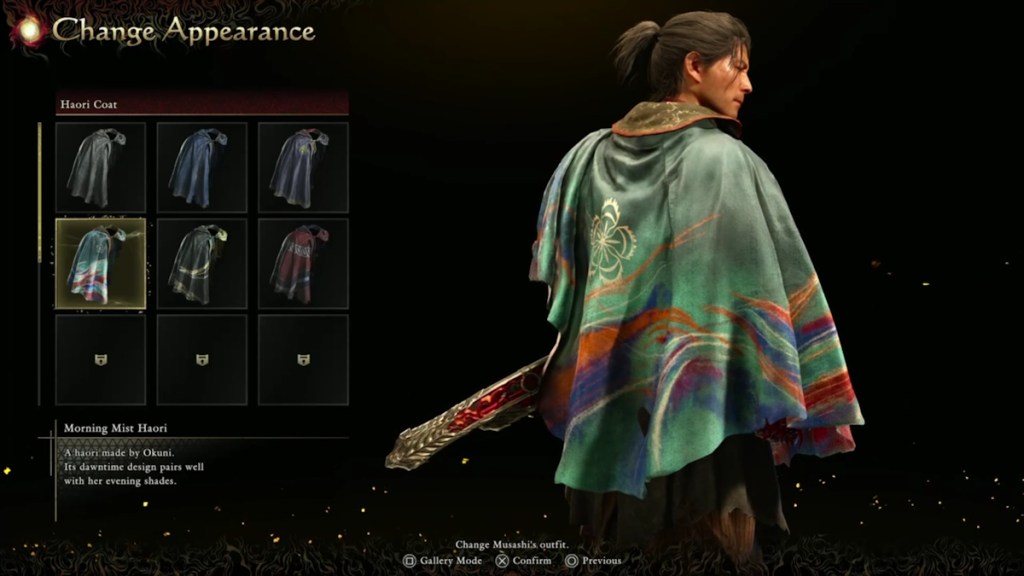 Morning Mist Haori in Onimusha Way of the Sword