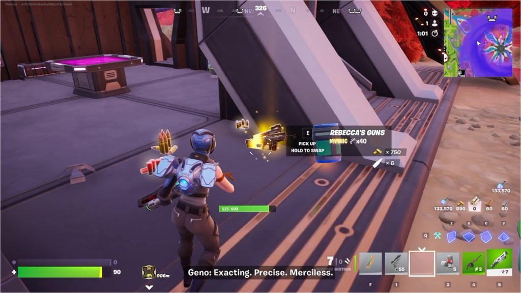 Mythic Rebecca's Guns in Fortnite