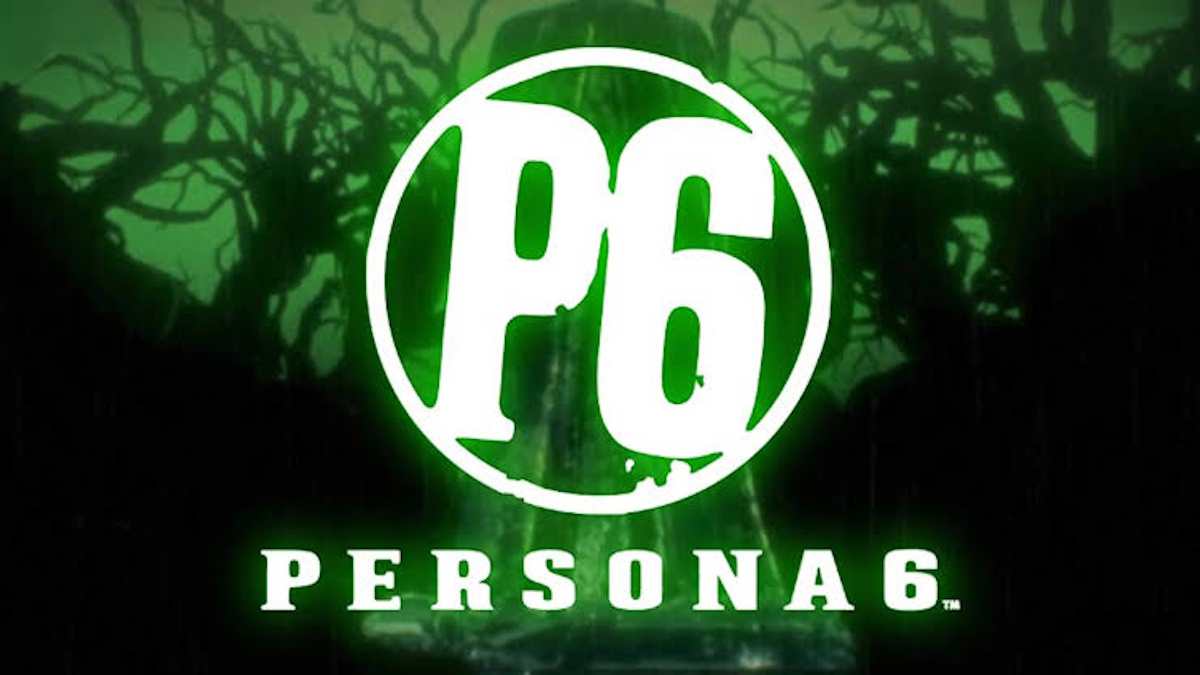Persona 6 first reveal banner logo