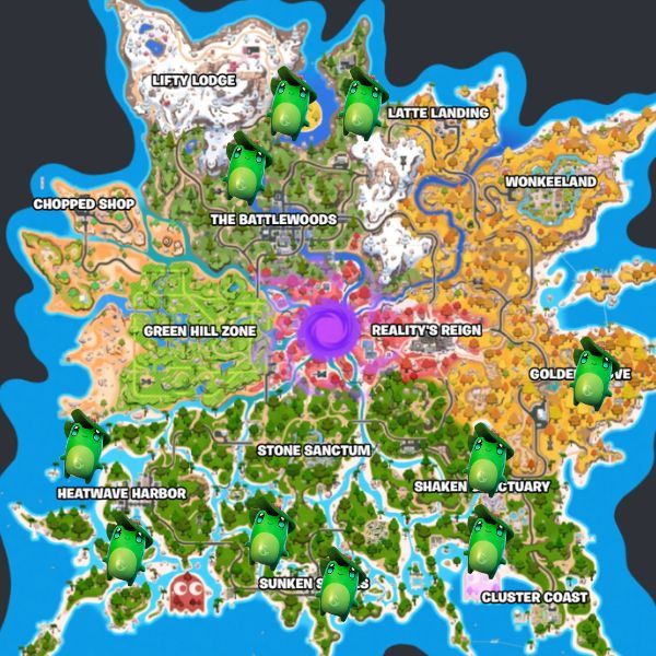 Pond Sprite location in Fortnite