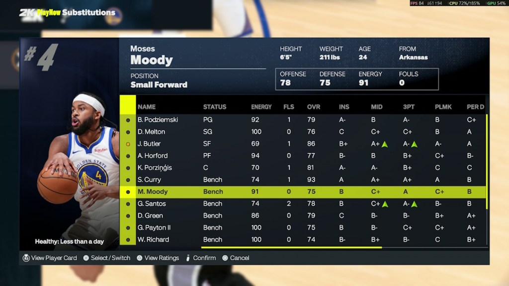 Ratings in NBA 2K27