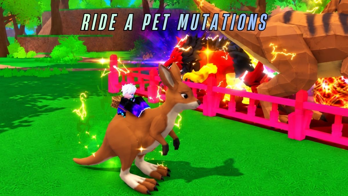 Ride A Pet riding a mutation pet