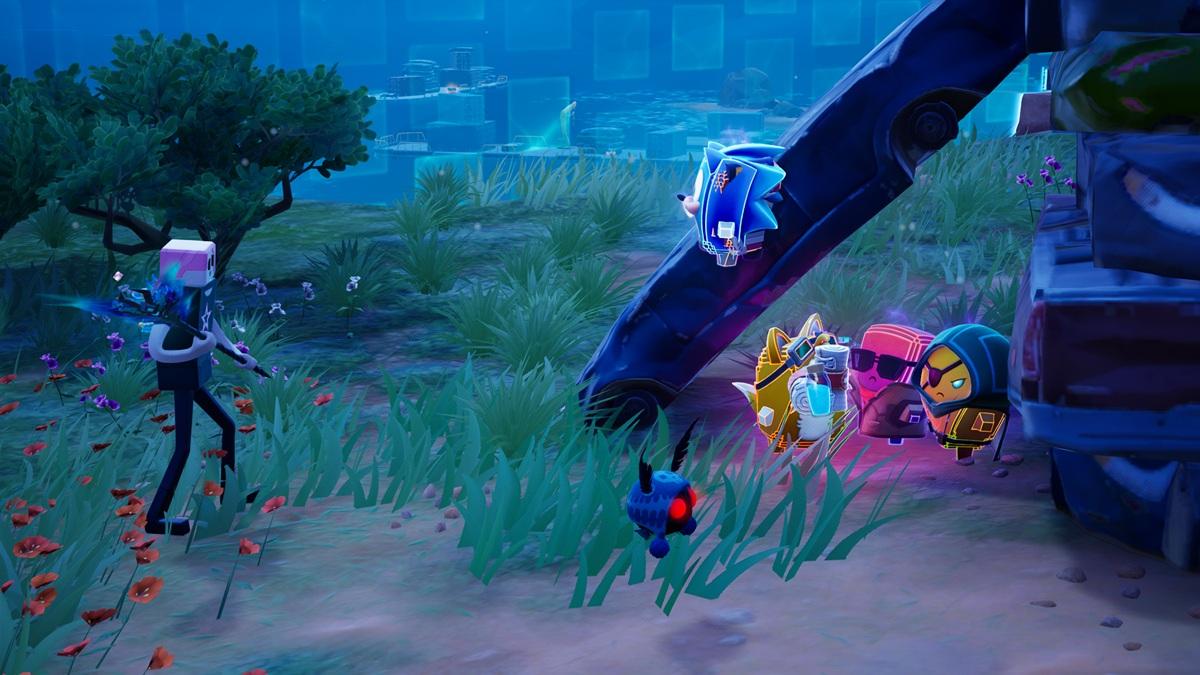 Sprites outside of Chopped Shop POI in Fortnite