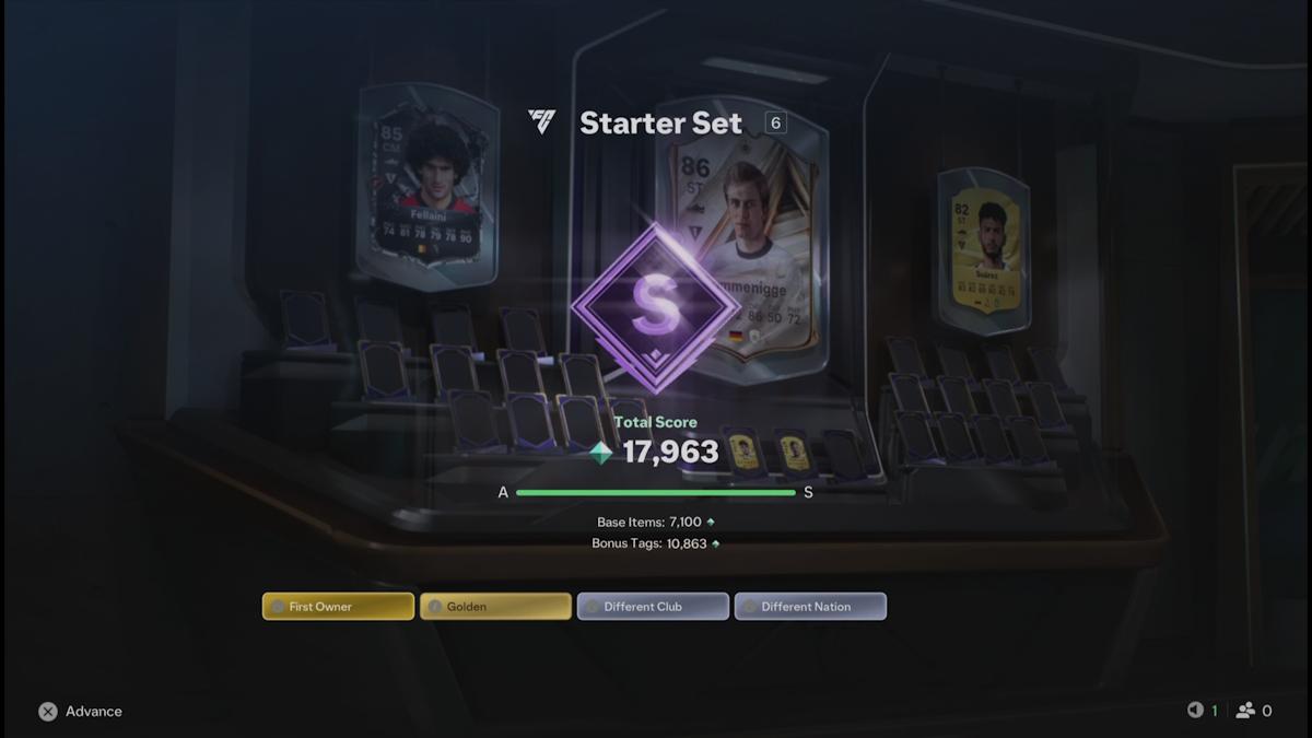 Starter Set Gallery in EA FC 27