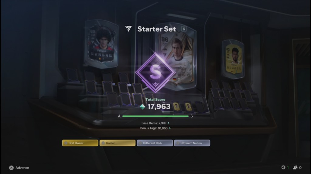 Starter Set Gallery in EA FC 27