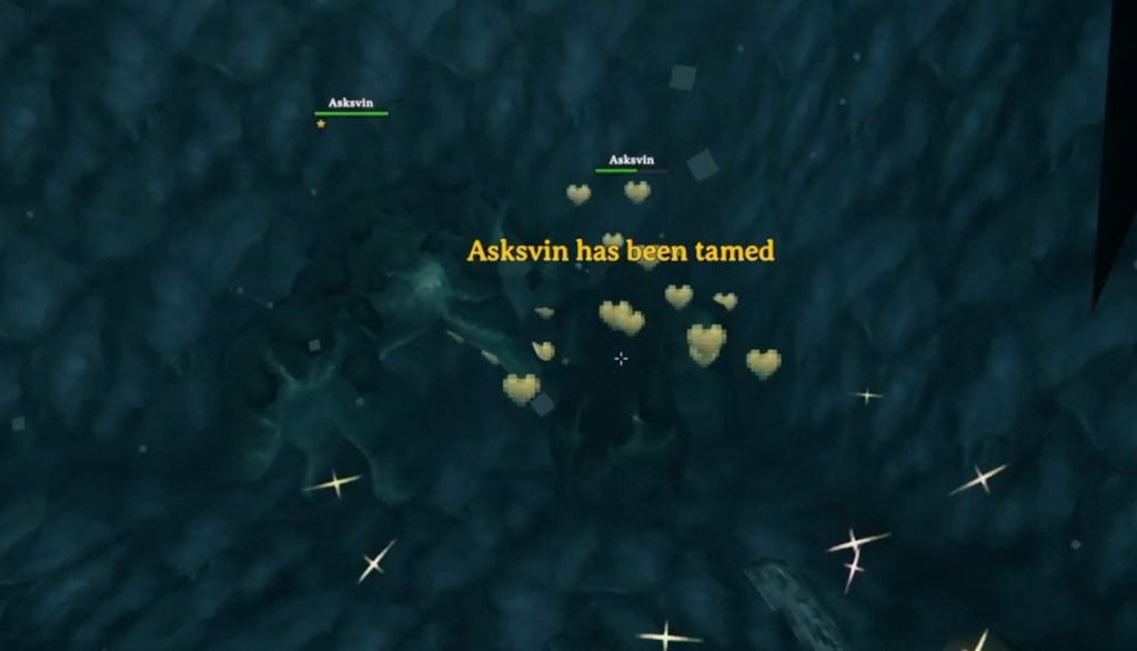 Tame Askvins in Valheim