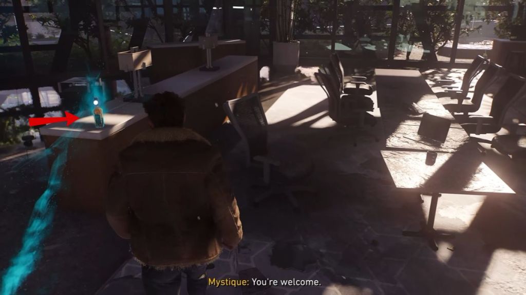 Tenth Man Whisky bottle location in Marvel's Wolverine
