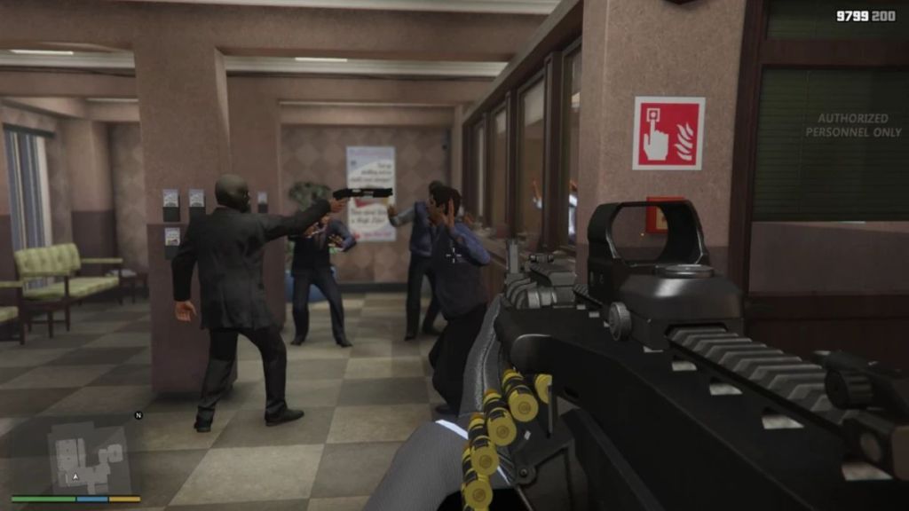 The Paleto Score mission in GTA V