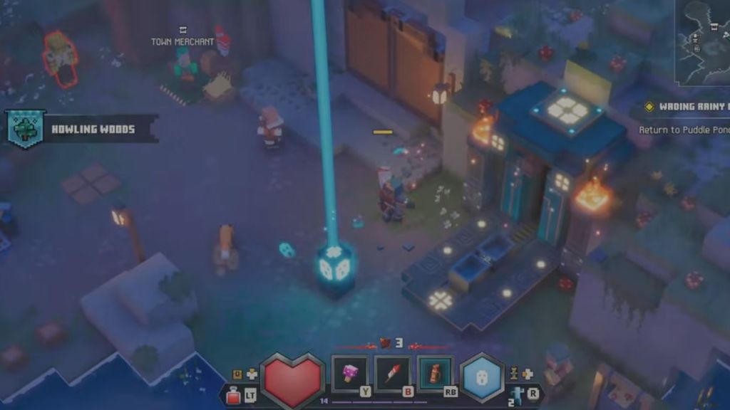 Travel Through the World in Minecraft Dungeons 2