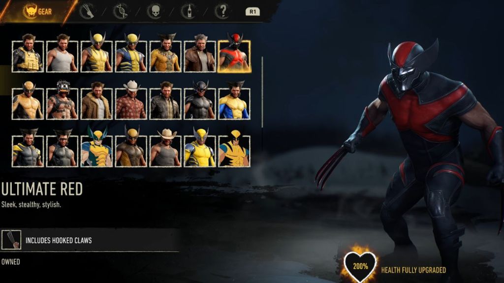 Ultimate Red Suit in Marvel's Wolverine
