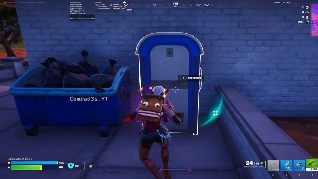 Use Flusher in Fortnite