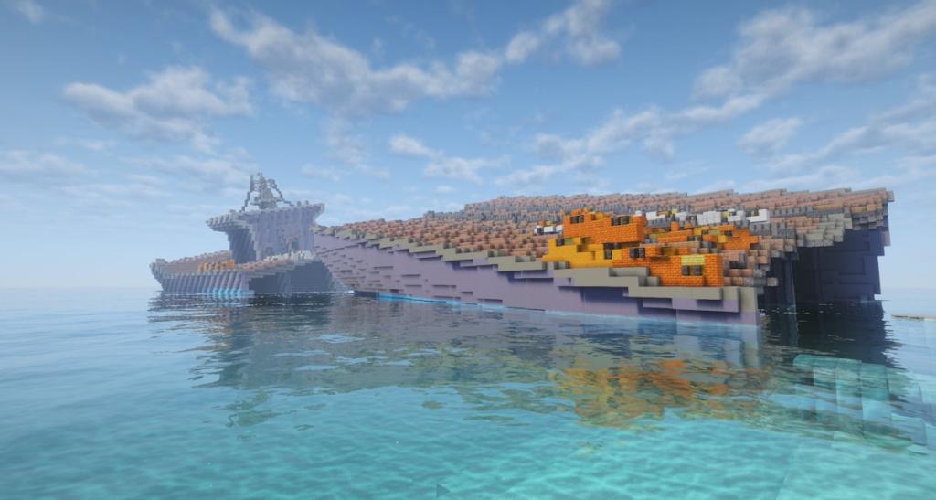 Valorant Breeze in Minecraft Cargo Ship