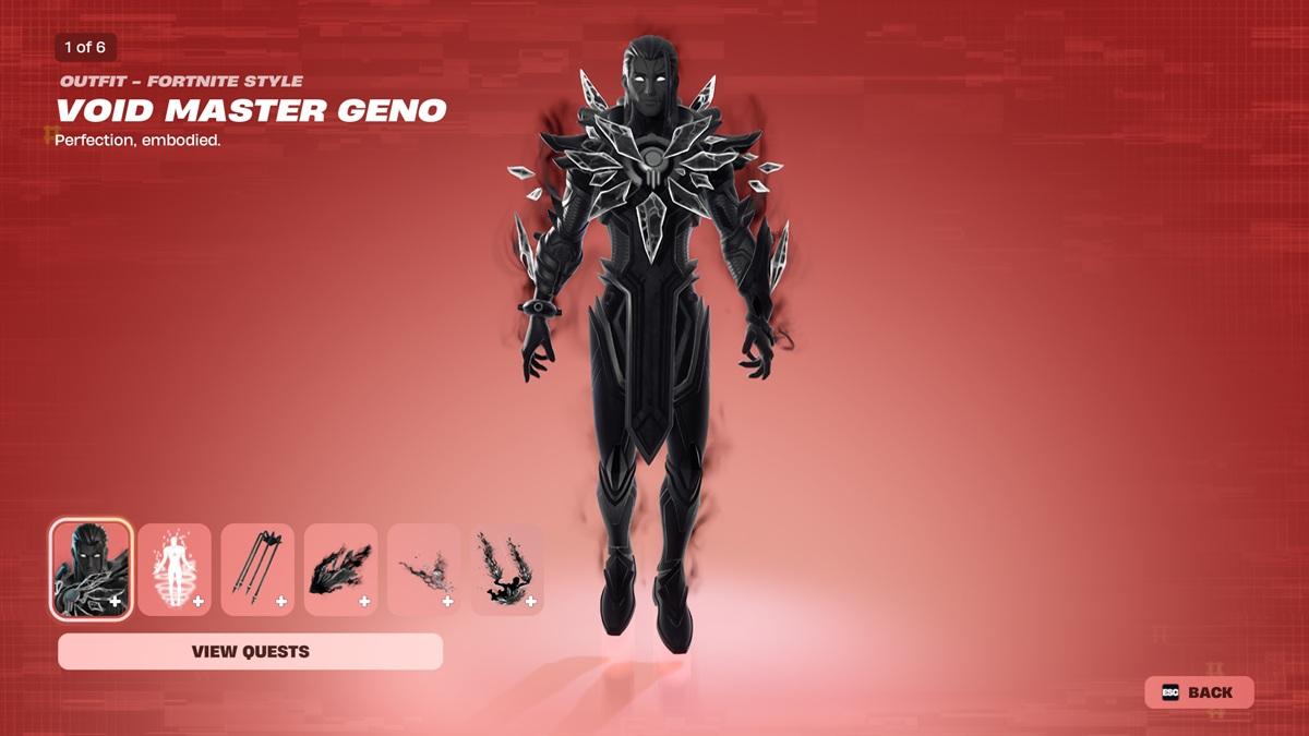 Void Master Geno Fortnite Style