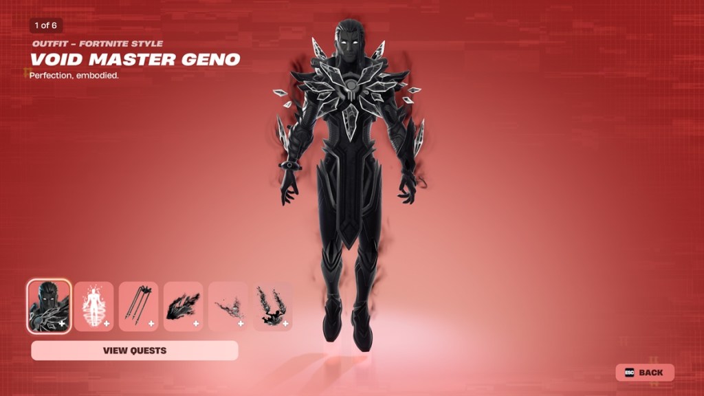 Void Master Geno Fortnite Style