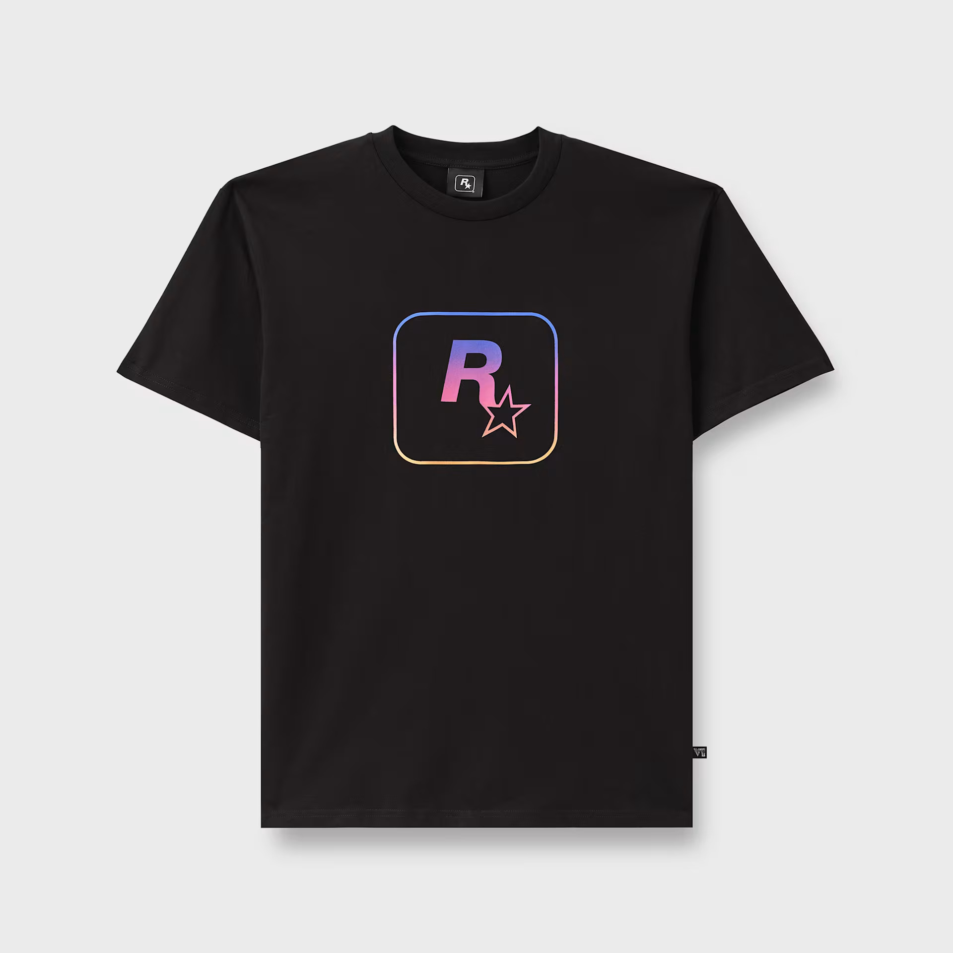 Black Rockstar logo GTA 6 tee.