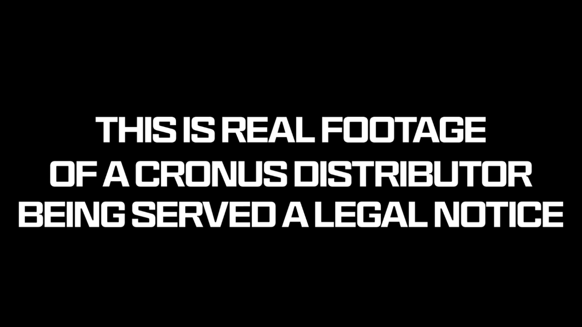 COD devs announcing the authenticity of the Cronus distributor "Black Ops" sting operation.