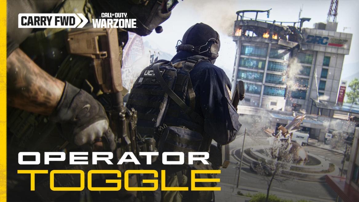 Call of Duty: Warzone Season 1 MW 4 Operator Toggle and Carry Forward feature.