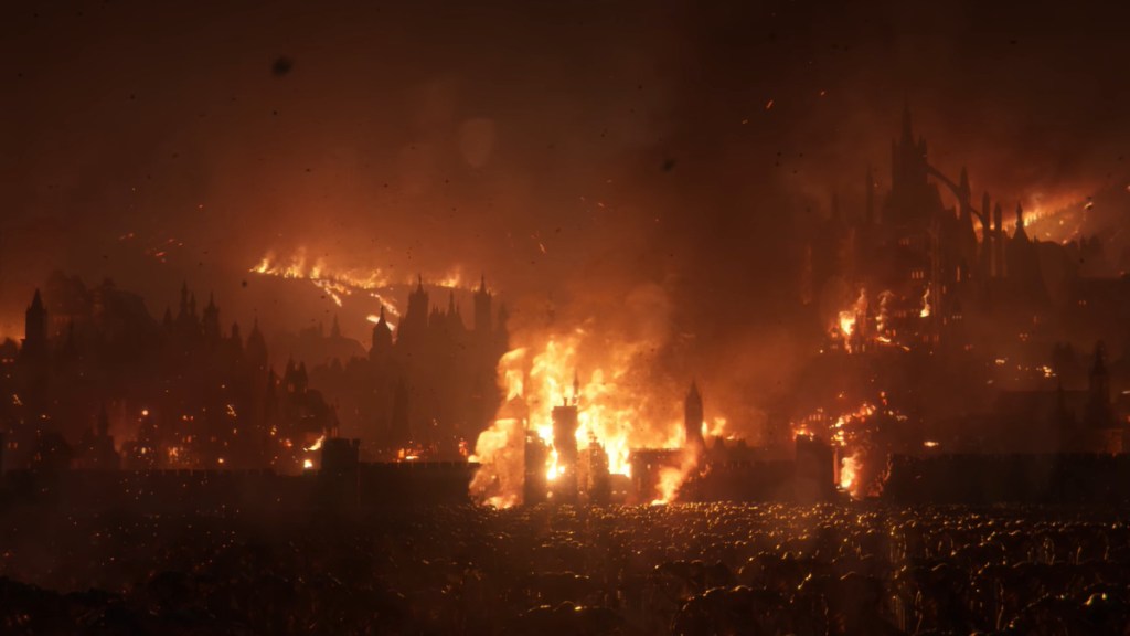 The fallen Sanctuary in the Diablo 5 teaser.