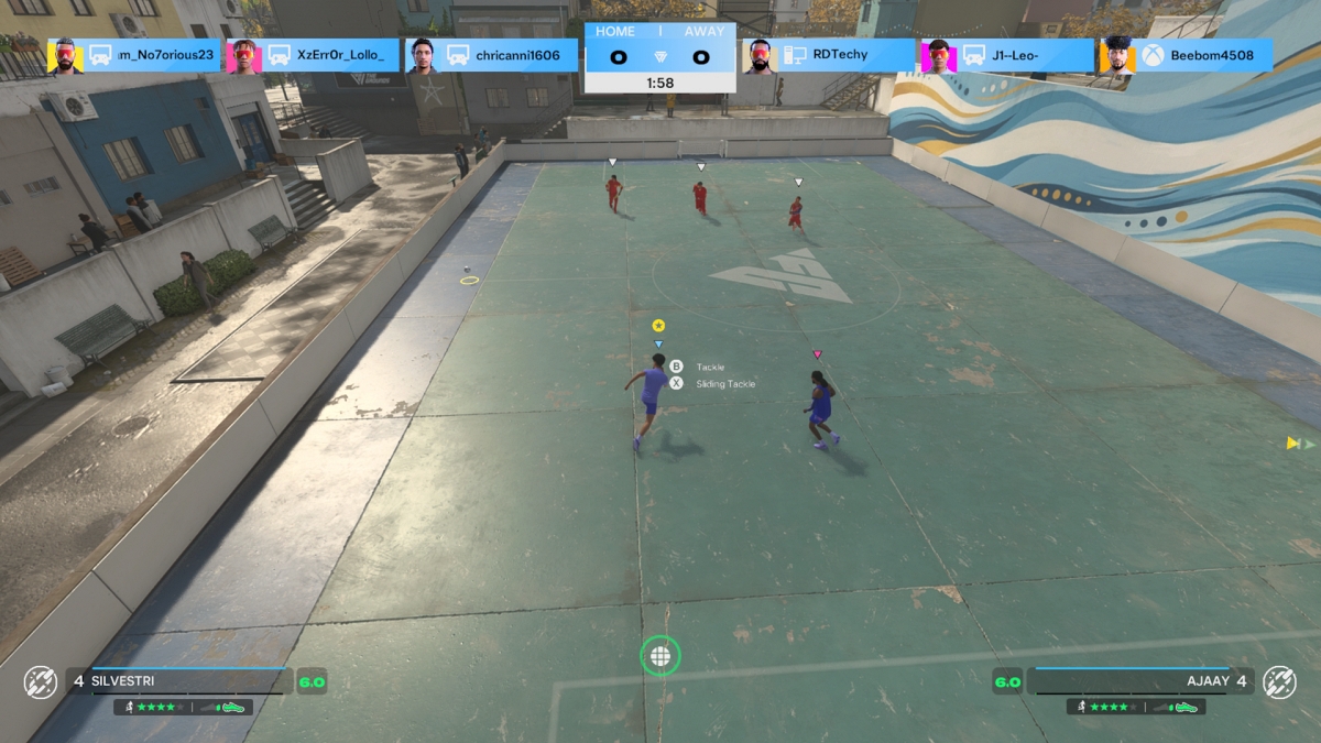 Xbox Series S screenshot of EA Sports FC 27 showing the grounds gameplay