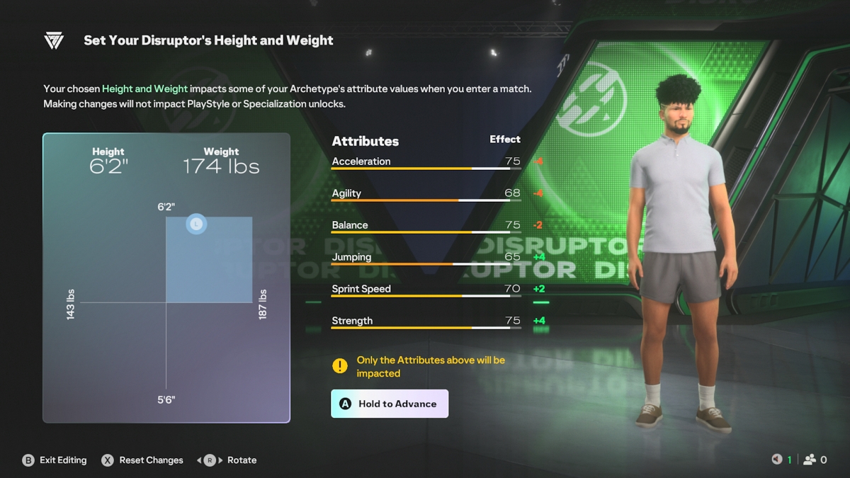 Xbox Series S screenshot of EA Sports FC 27 showing the grounds player building