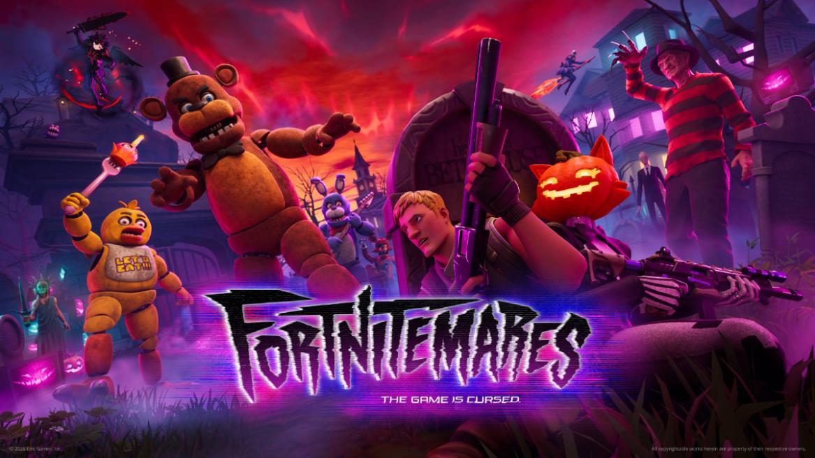 Fortnitemares 2026 official teaser with multiple collabs.