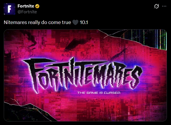 Fortnitemares X Post 2026