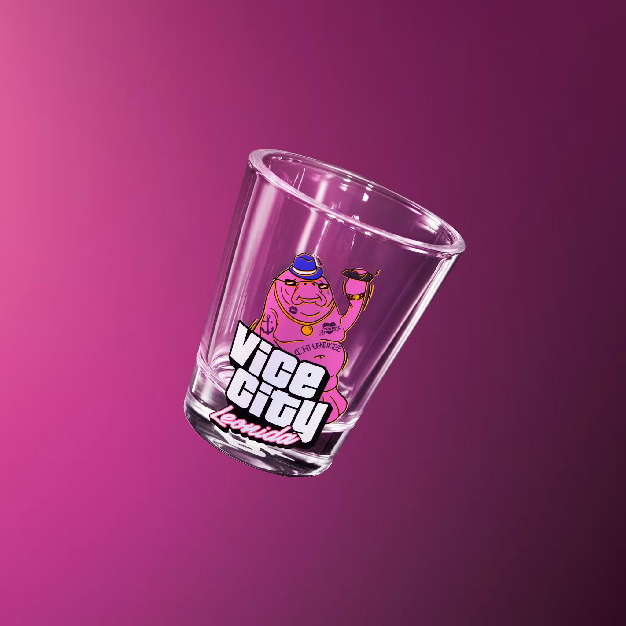 GTA 6 Chunkee the Manatee Shot Glass.