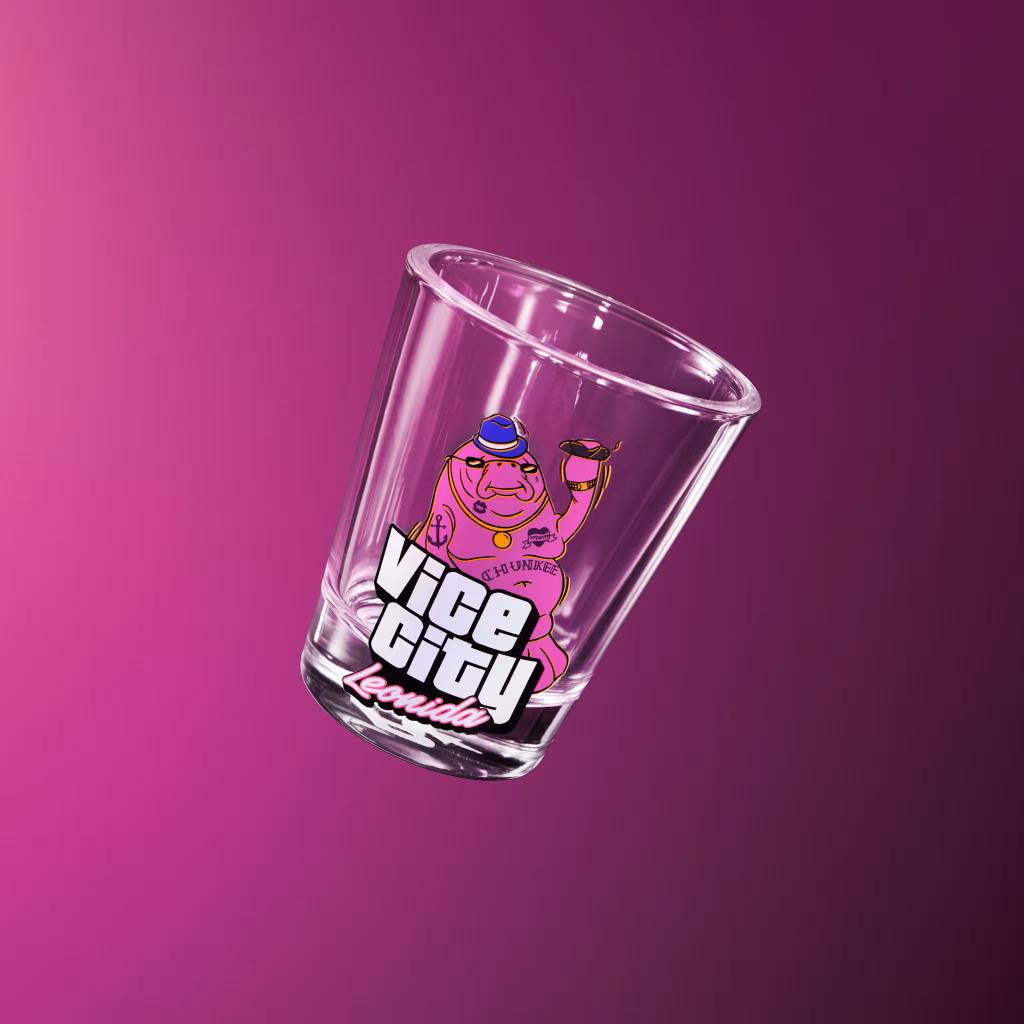 GTA 6 Chunkee the Manatee Shot Glass.