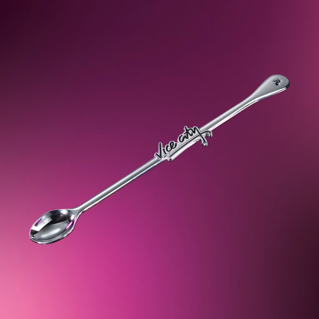 GTA 6 Vice City collectible Swizzle Spoon.