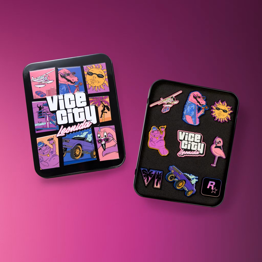 GTA 6 Leonida Keys Enamel Pins.
