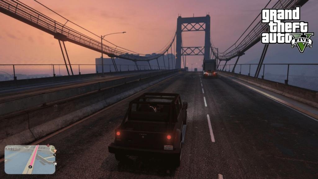 GTA 6 Minimap mod in GTA V scene 2