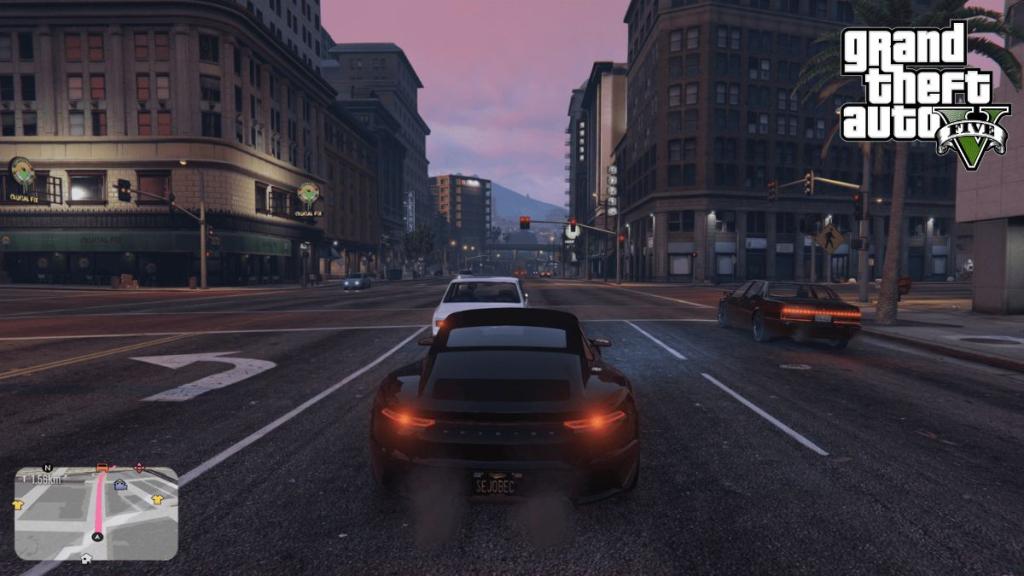 GTA 6 Minimap mod in GTA V scene 1