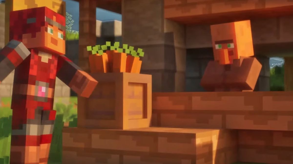 heroes living peacefully in Minecraft Dungeons 2 world