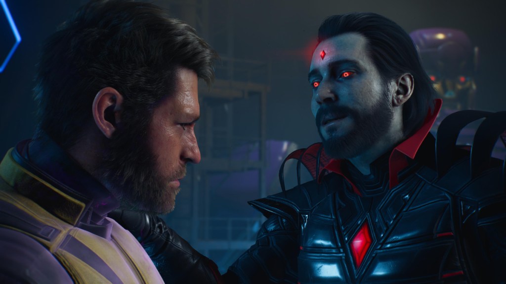 Logan and Mister Sinister in Marvel's Wolverine.