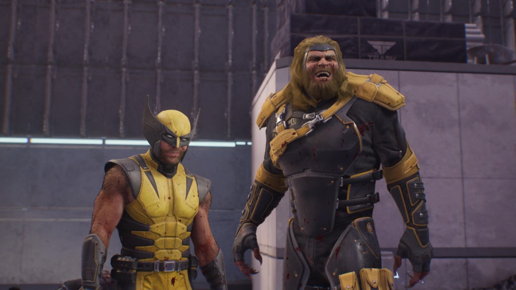Logan and Sabretooth in Marvel's Wolverine.