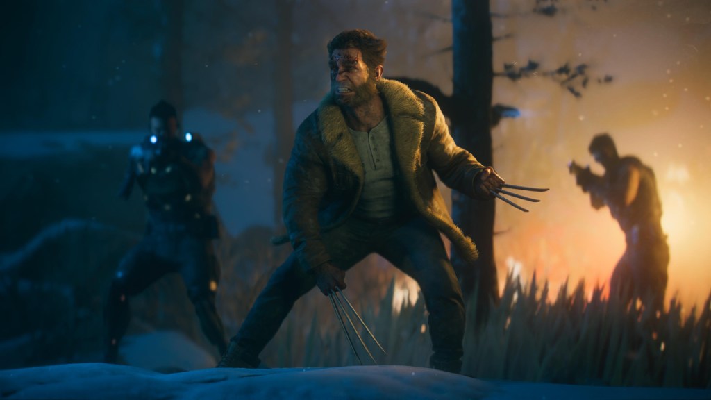 Logan gone feral in Marvel's Wolverine.