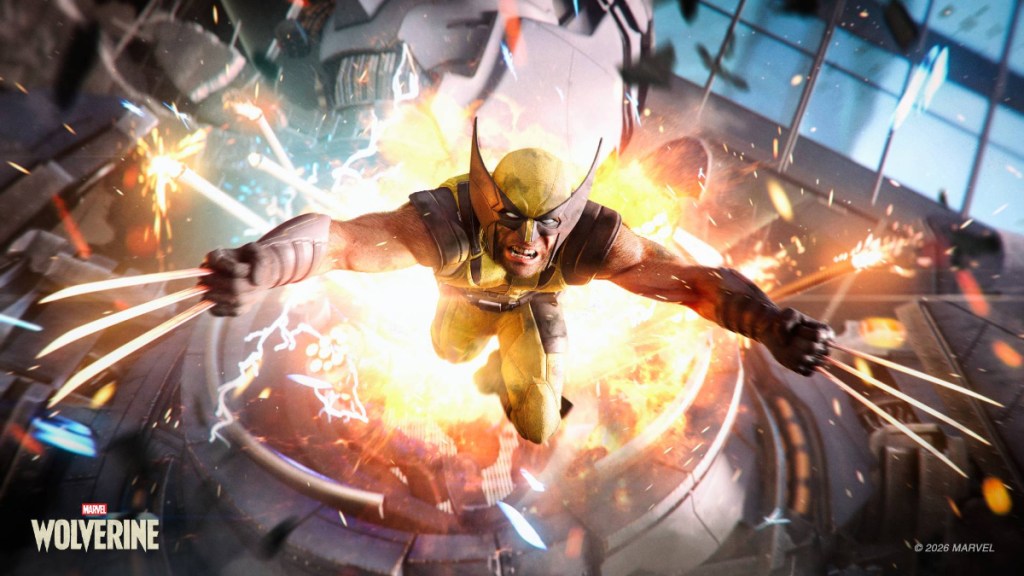 Wolverine clawing out a Sentinel in Marvel's Wolverine.