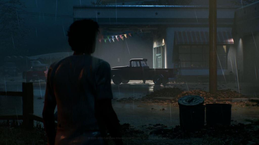 Michael looking at mechanic in Halloween