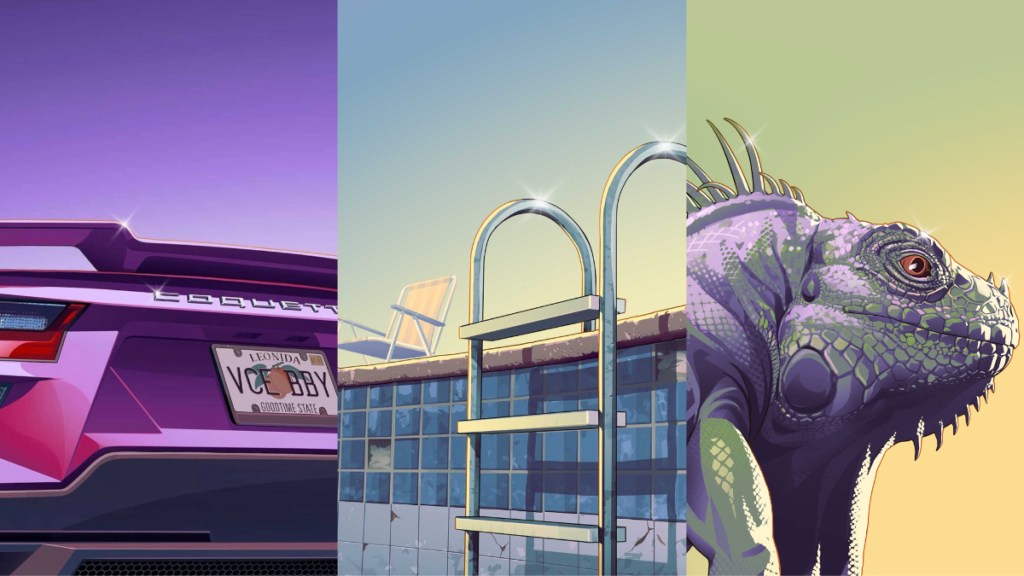 Future, Morgan Wallen, and Keith Richards' GTA 6 collab tease collage.