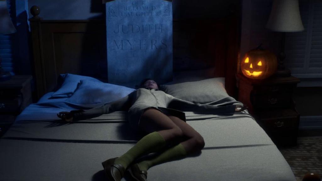 Michael Myers Tombstone Annie scene in Halloween