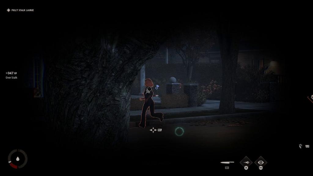 Michael stalking laurie in Halloween