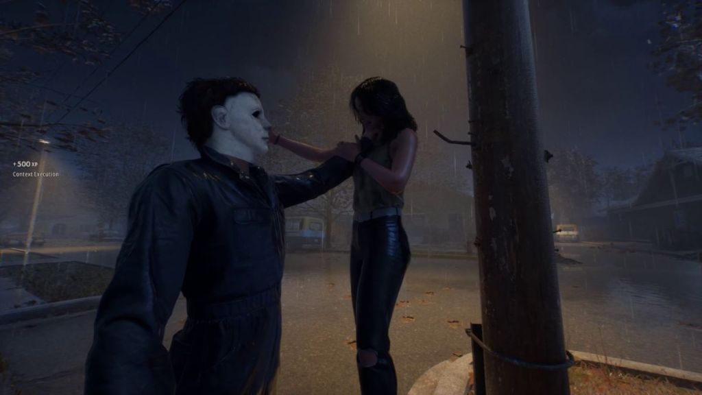 Michael Myers Pole Hook Kill in Halloween